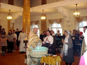 Крещение Ирины Румо и младенца Матфея Орлова