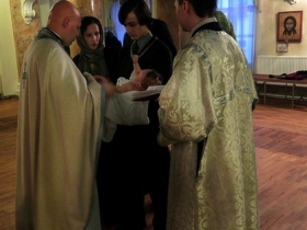 Крещение Никиты Комарова